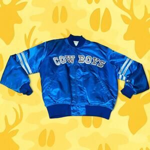 Vintage 90s Dallas Cowboys Starter Satin Jacket